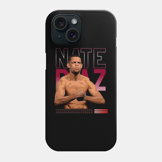 Nate Diaz Phone Case by Aloenalone