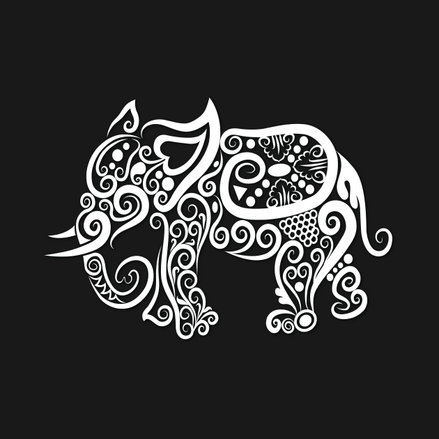 Elephant ornate by tsign703