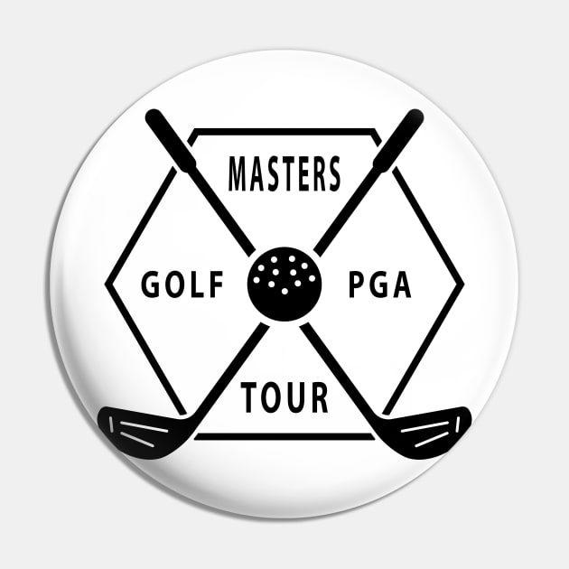 MASTERS GOLF Pin by canzyartstudio