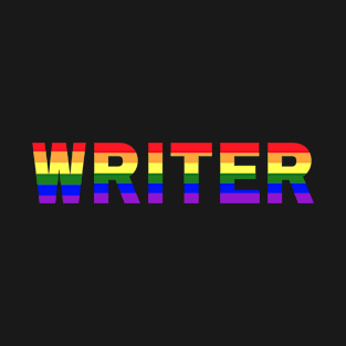 Writer Rainbow Pride T-Shirt