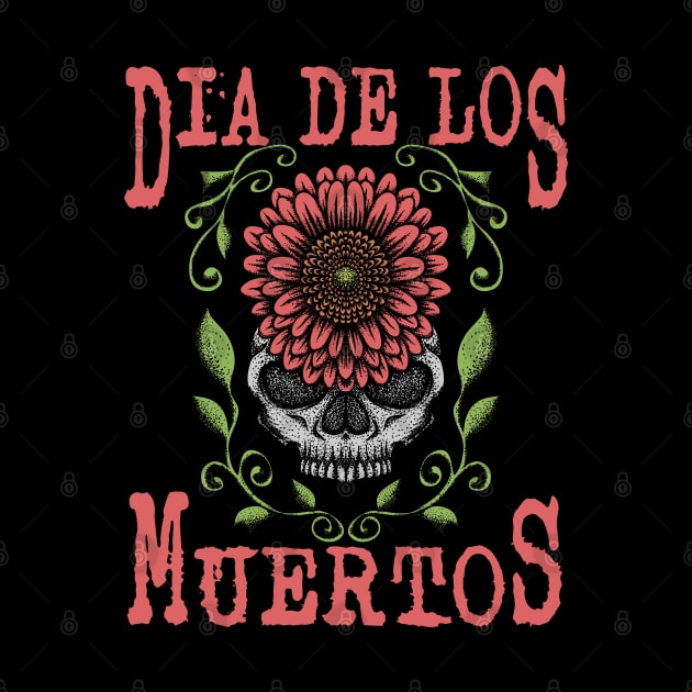 Dia De Los Muertos Mexican Sugar Skull Day of the Dead by FilsonDesigns