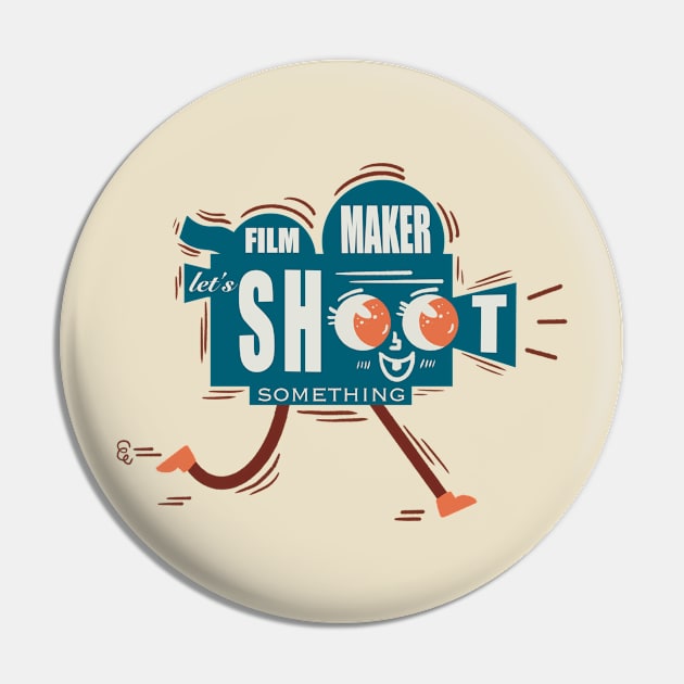 Film Maker Pin by Xatutik-Art