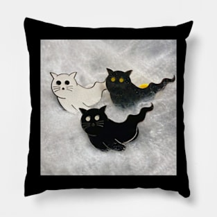 Ghost Cats Pillow