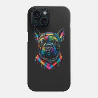 Dogs of Color - #7 (Boston Terrier) Phone Case