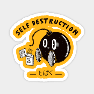 Self Destruction Magnet