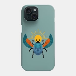 Colorful Ancient Egyptian Scarab Phone Case