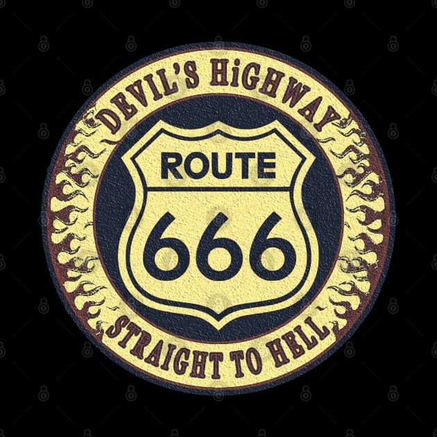 Route 666 Vintage by CosmicAngerDesign