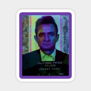 Johnny Cash Mugshot Magnet