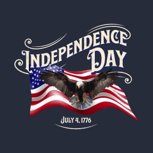 Independence Day July 4, 1776 Eagle T-Shirt