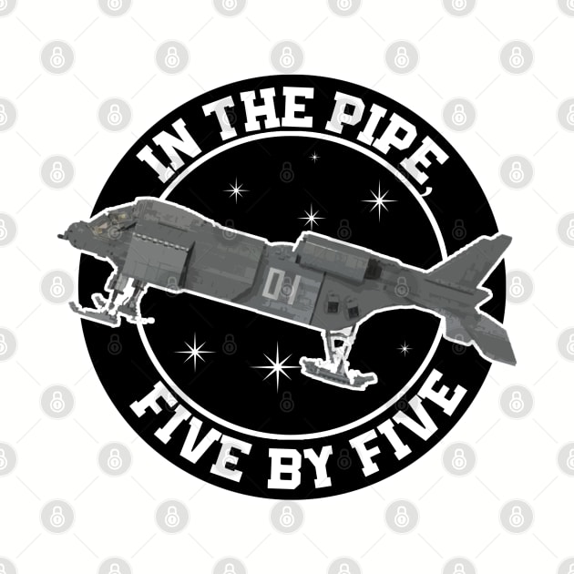 Alien USCM Five by Five by PopCultureShirts