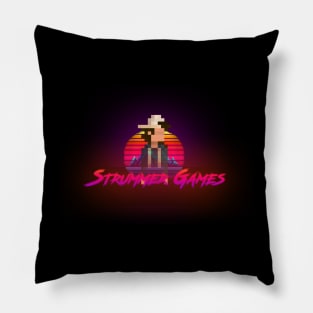 Strummer Games Logo Strummer Sprite Pillow