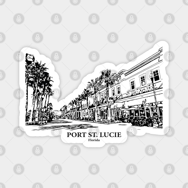 Port St. Lucie - Florida Magnet by Lakeric