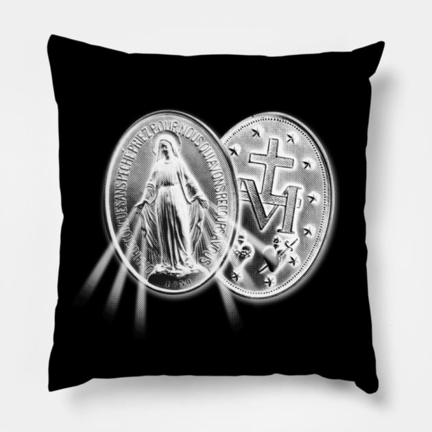 Miraculous Medal Pillow by kostjuk