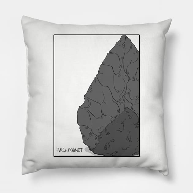 APN Hand Axe Pillow by Archaeology Podcast Network