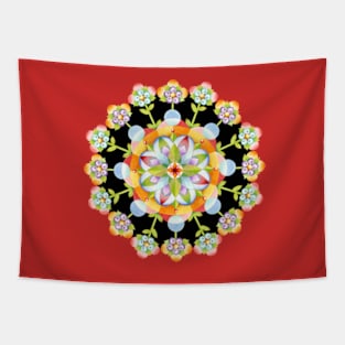 Jaipur Blossom Mandala Tapestry