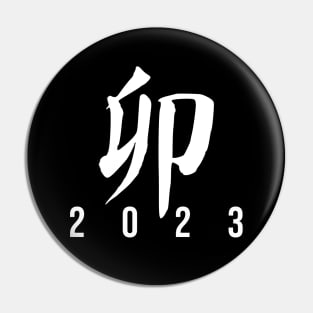 Year of the Rabbit 2023 Chinese Character Pin