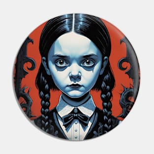 Garden Expert Wednesday Addams Pin