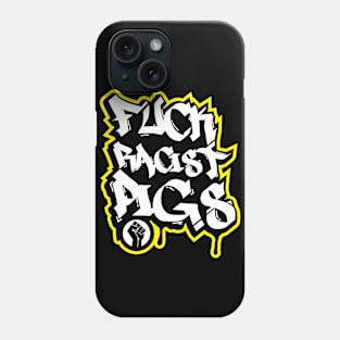 FUCK RACIST PIGS GRAFFITI SHIRT Phone Case