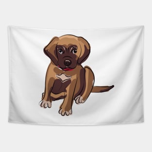 Dog puppies Cute animal lover Tapestry