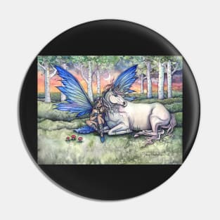 Kindred Fairy and Unicorn Fantasy Art Illustration by Molly Harrison Pin