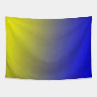 blue yellow abstract texture art Tapestry