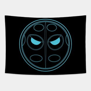 Go Robo Now Sunder Crux Headshot Tapestry