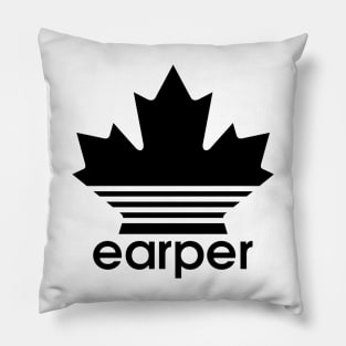 Earper Maple Leaf - Wynonna Earp - Black Font Pillow