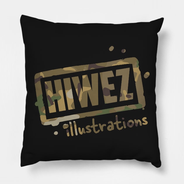HIWEZ logo Multicam Pillow by hiwez