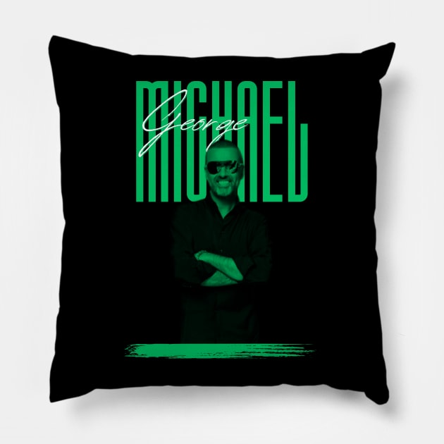 George michael///original retro Pillow by DetikWaktu