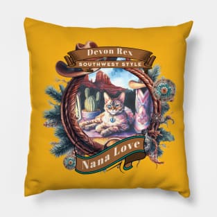 Southwest Sedona Country Cat Nana Love 3ED Pillow