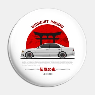 Tuner White Chaser JDM Pin