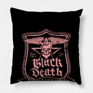 Black Death Malt Liquor Vintage Pillow