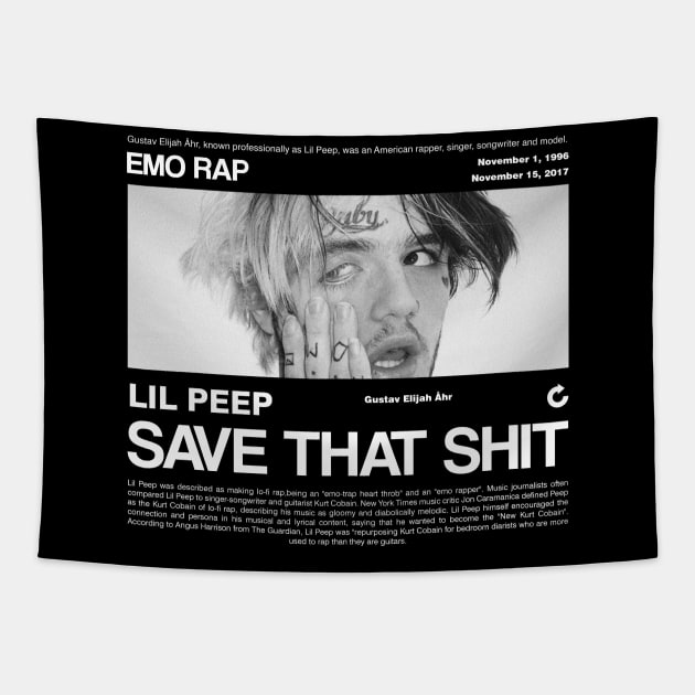 Lil Peep Tapestry by mrcatguys