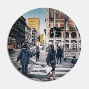 Streets of Milano Pin