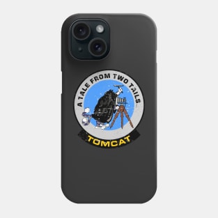 F-14 Tomcat - A Tale From Two Tails... - Grunge Style Phone Case