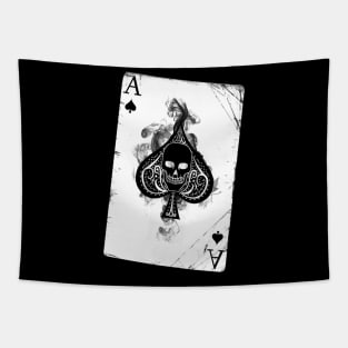 ace of spades Tapestry