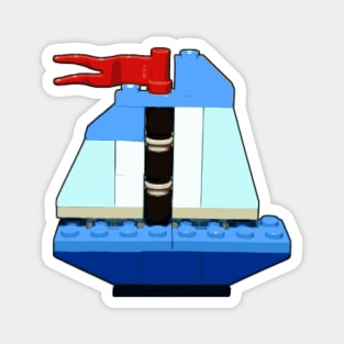 Brick Creations - Sail Boat Magnet