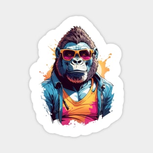 Cool Gorilla in Sunglasses Magnet