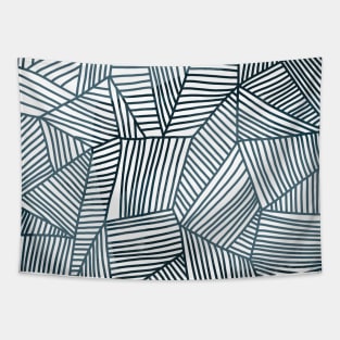 abstract lineal pattern Tapestry