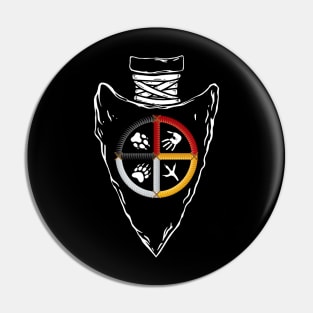 ARROWHEAD 6 (MEDICINE WHEEL) Pin