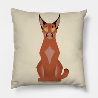 Minimalist Caracal Pillow