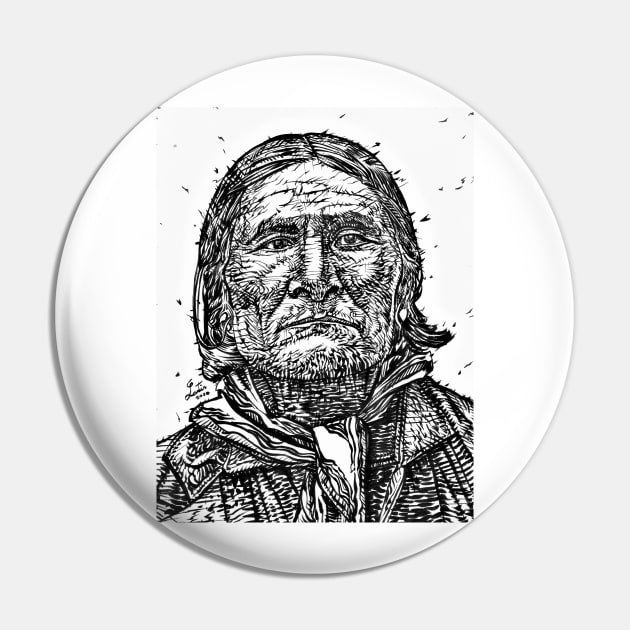 GERONIMO ink portrait.2 Pin by lautir