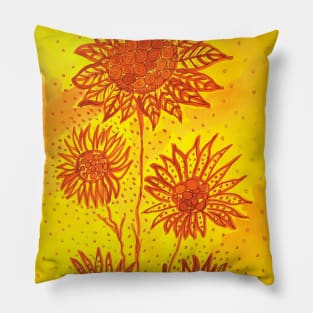 Floral design Pillow