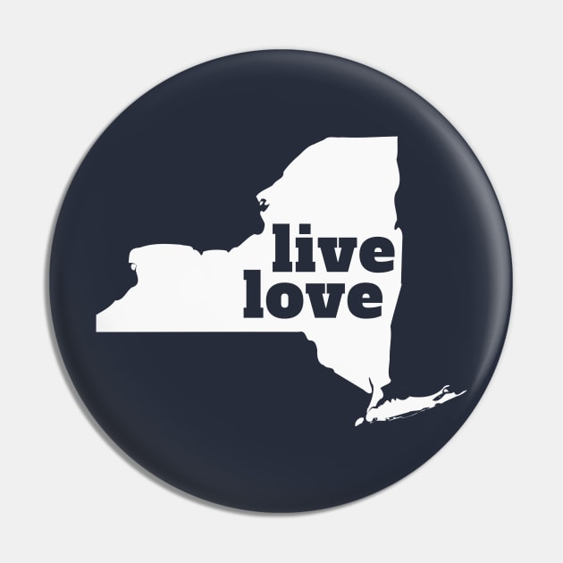 New York - Live Love New York Pin by Yesteeyear