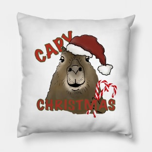 Capy Christmas Pillow