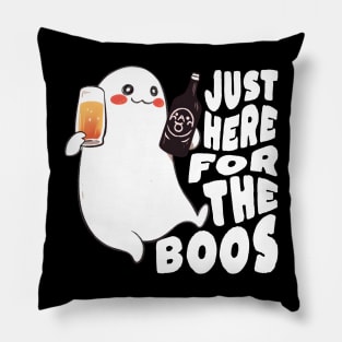 I’m Just Here For the Boos Pillow