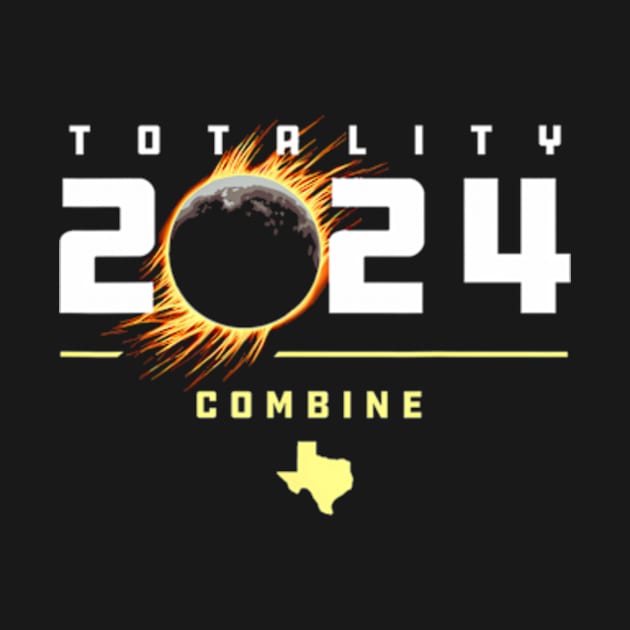 Combine Texas 2024 Total Solar Eclipse by SanJKaka