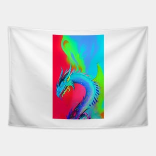 Popculture Popart Trippy Dragon Tapestry