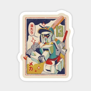 Baseball Mecha Magnet