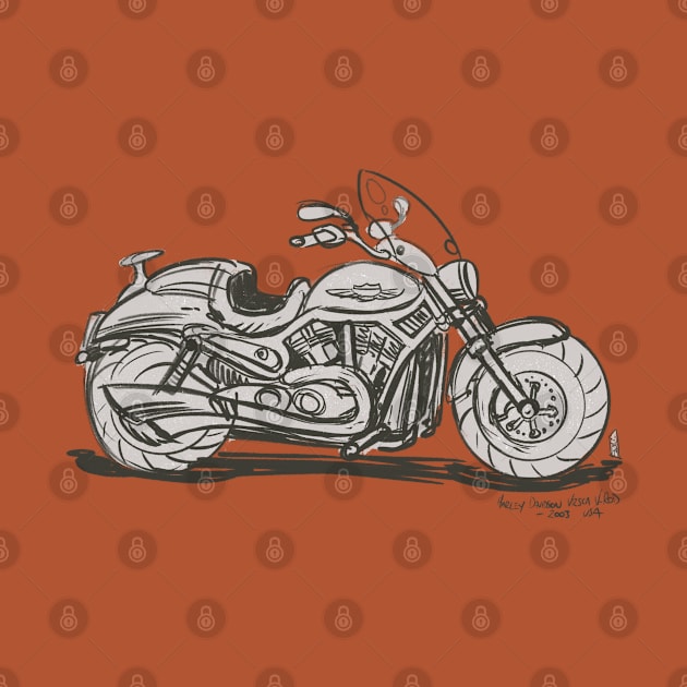 Motorcycle Sketch 1 by Mason Comics